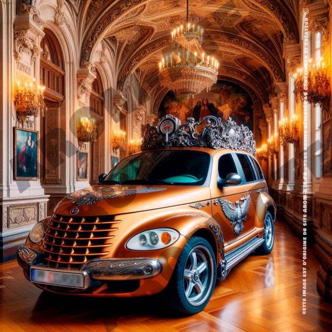 Pt Cruiser dans une salle de réception