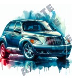 Pt Cruiser en Aquarelle