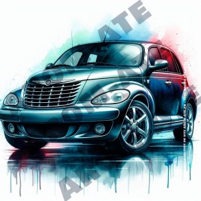 Pt Cruiser en Aquarelle