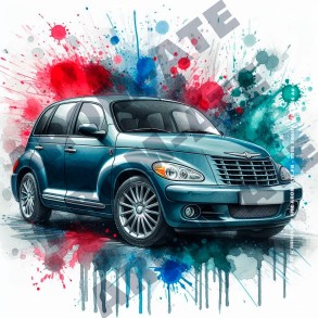 Pt Cruiser en Aquarelle