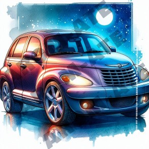 Pt Cruiser en Aquarelle