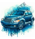 Pt Cruiser en Aquarelle