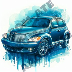 Pt Cruiser en Aquarelle