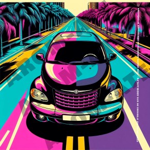 Chysler Pt Cruiser Pop Art Culture