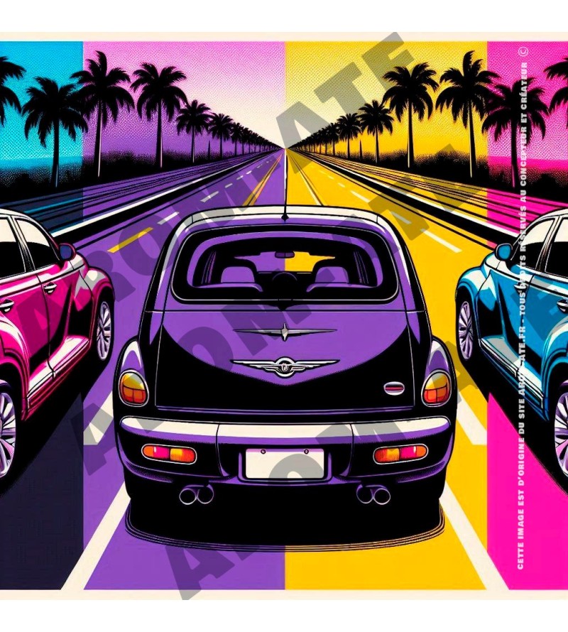 Chysler Pt Cruiser Pop Art Culture