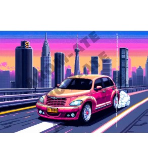 Pt Cruiser en Pixel Art