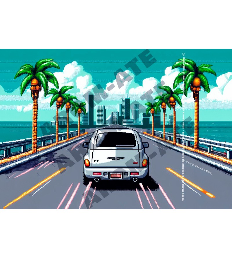 Pt Cruiser en Pixel Art