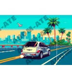 Chrysler Pt Cruiser Pixel Art