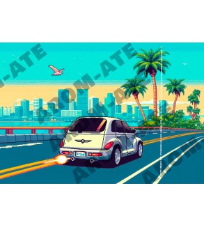 Chrysler Pt Cruiser Pixel Art